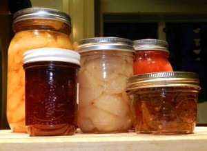 I picked; I pickled; I froze; I canned. I spent some of the hottest and most glorious days of summer chained to the stove.