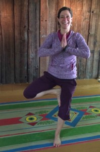 Jen had been practicing yoga since 1998, and had just finished her teacher when she arrived in Vermont.