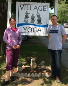 A year ago, Vermonters By Choice Jen Frey and Dave Jones opened Newfane Village Yoga. (Deborah Lee Luskin, photo)