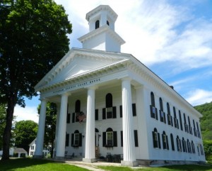 Initially drawn to the sense of history and place of Vermont’s village landscapes. Photo of The Windham County Court House in Newfane, VT.