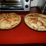 Tim baked two apple pies.