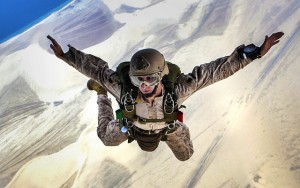 BASE jumping is even more dangerous than parachuting out of a plane. photo from www.pixabay.com; public domain