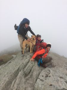 Tim and Leo climbed Camel's Hump with us.