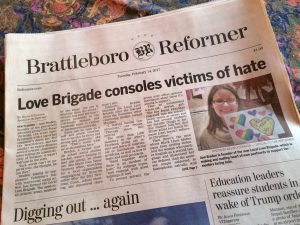 Local Love Brigade Counters Hate with Love
